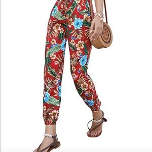 BUENOS NINOS Women's Juniors Jogger Pants Drawstring Waist Hiking Outdoor